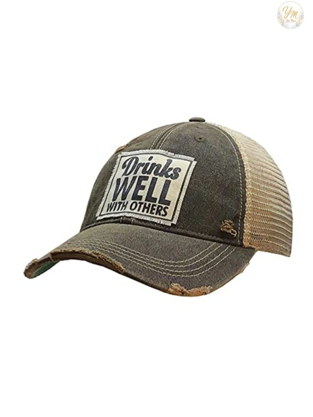 Distressed Trucker Baseball Cap Funny Sayings Snapback Hat